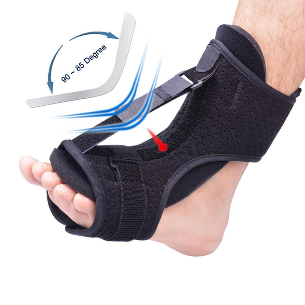 SOLEUS Night Splint — on-foot lateral hero view