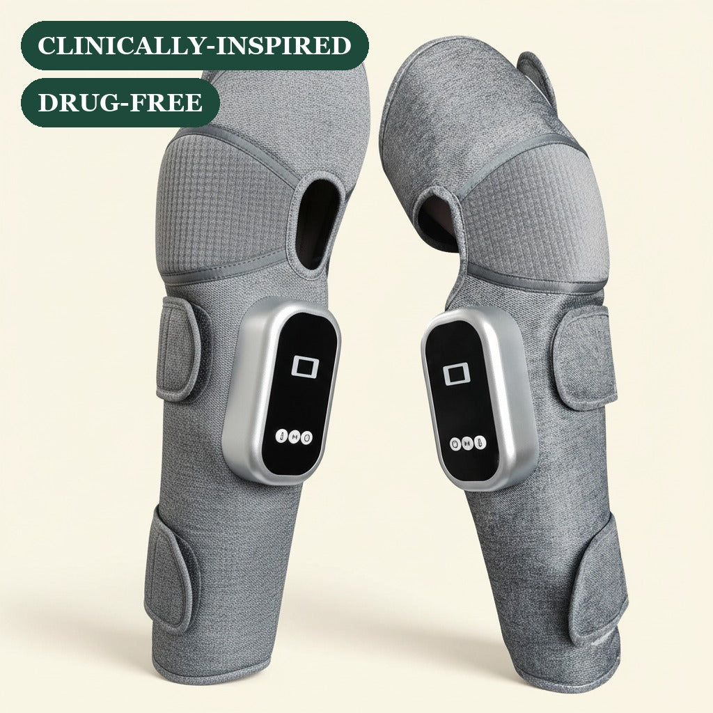 SOLEUS Knee Therapy Wrap - hero pair cream BG correct module position v4