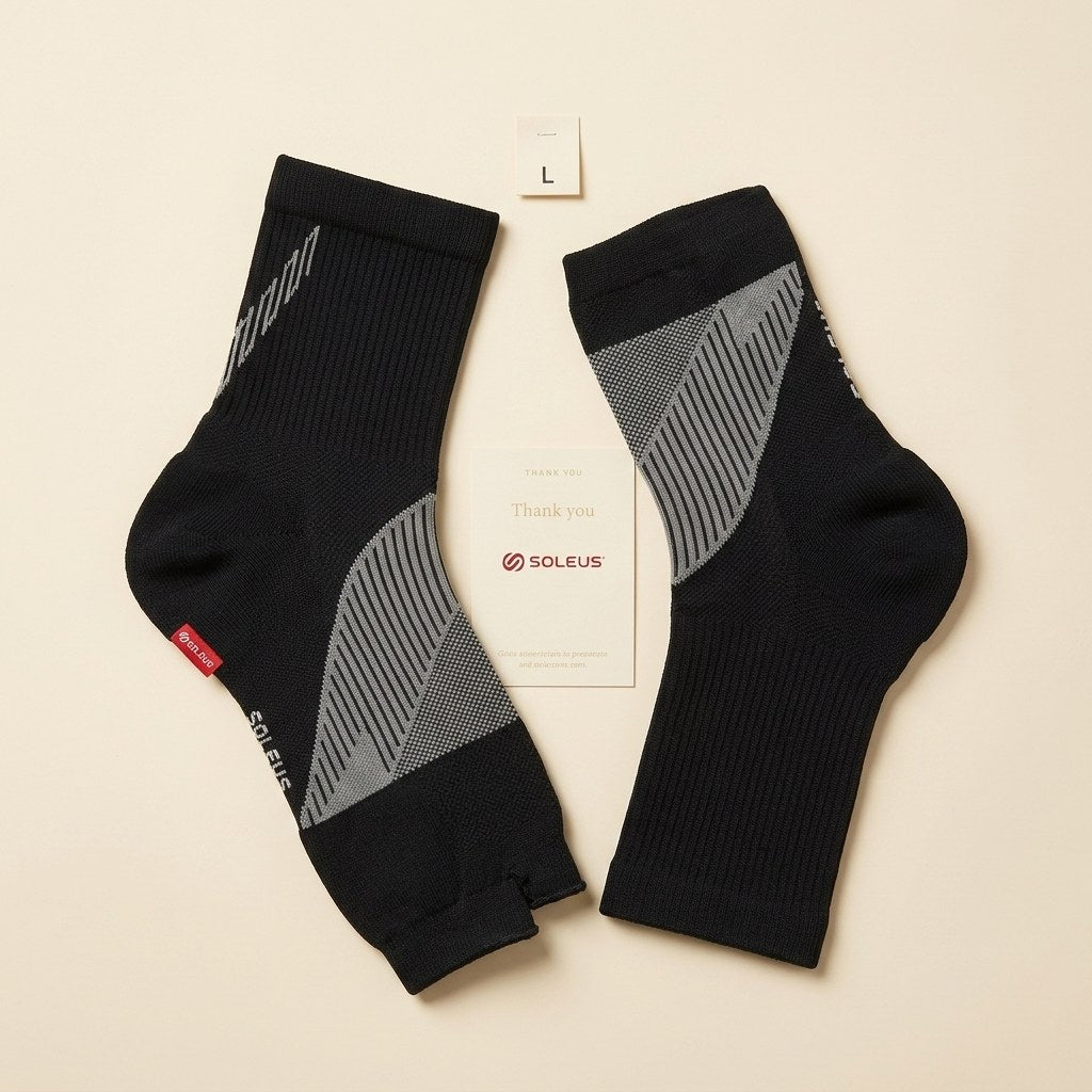 SOLEUS Recovery Socks - what's in the box (v2 heel-covered)